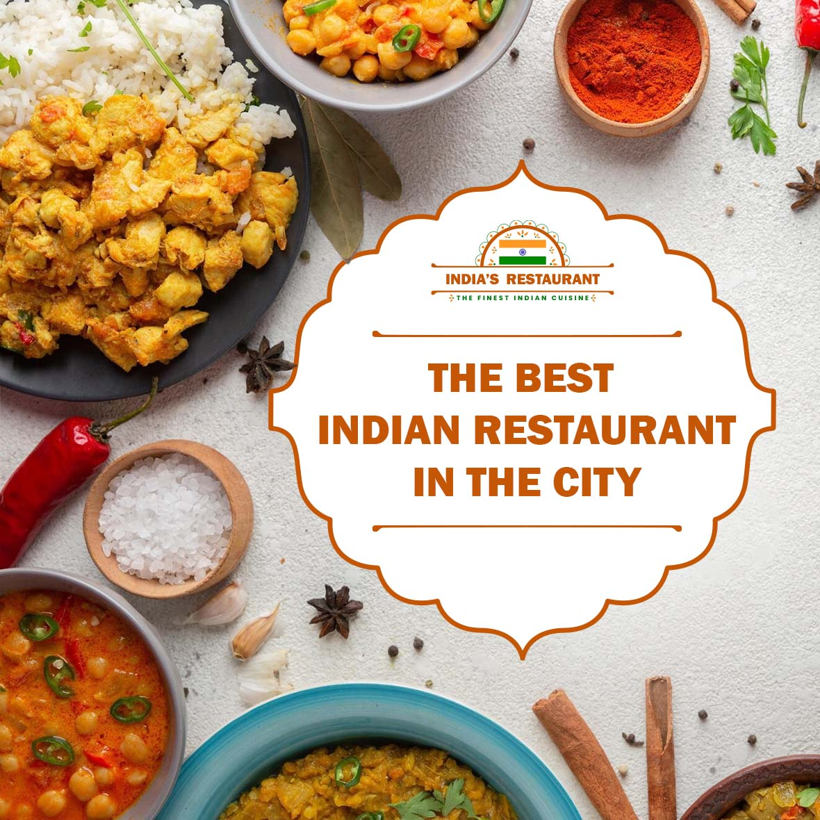 Indian restaurant dishes showcasing authentic flavors and spices